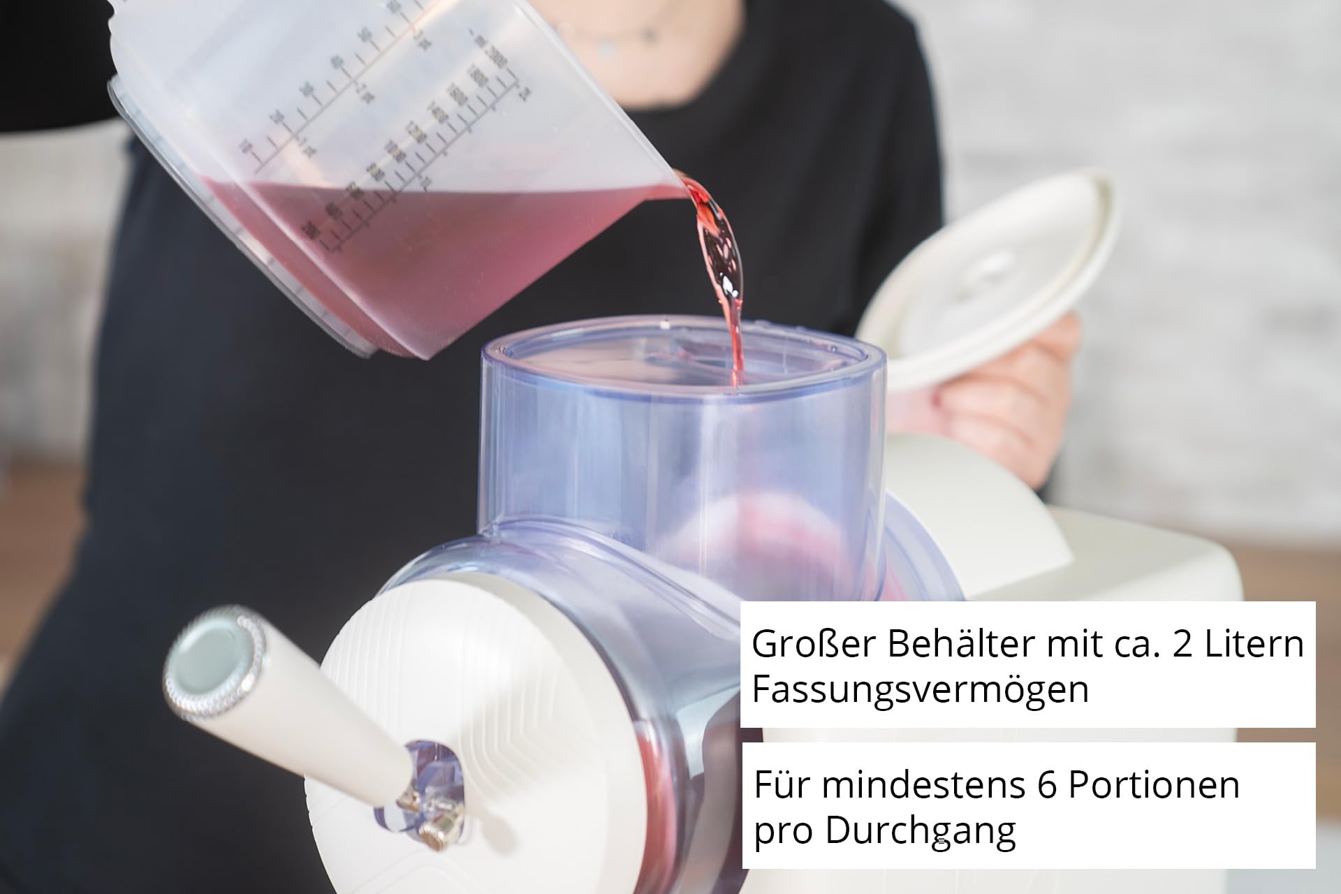 U Nold 48950 Softeis- & Slushmaschine „Sofie“ – 5 Programme, 2 L, Kompressor, Slushies, Softeis, Cocktails & Shakes