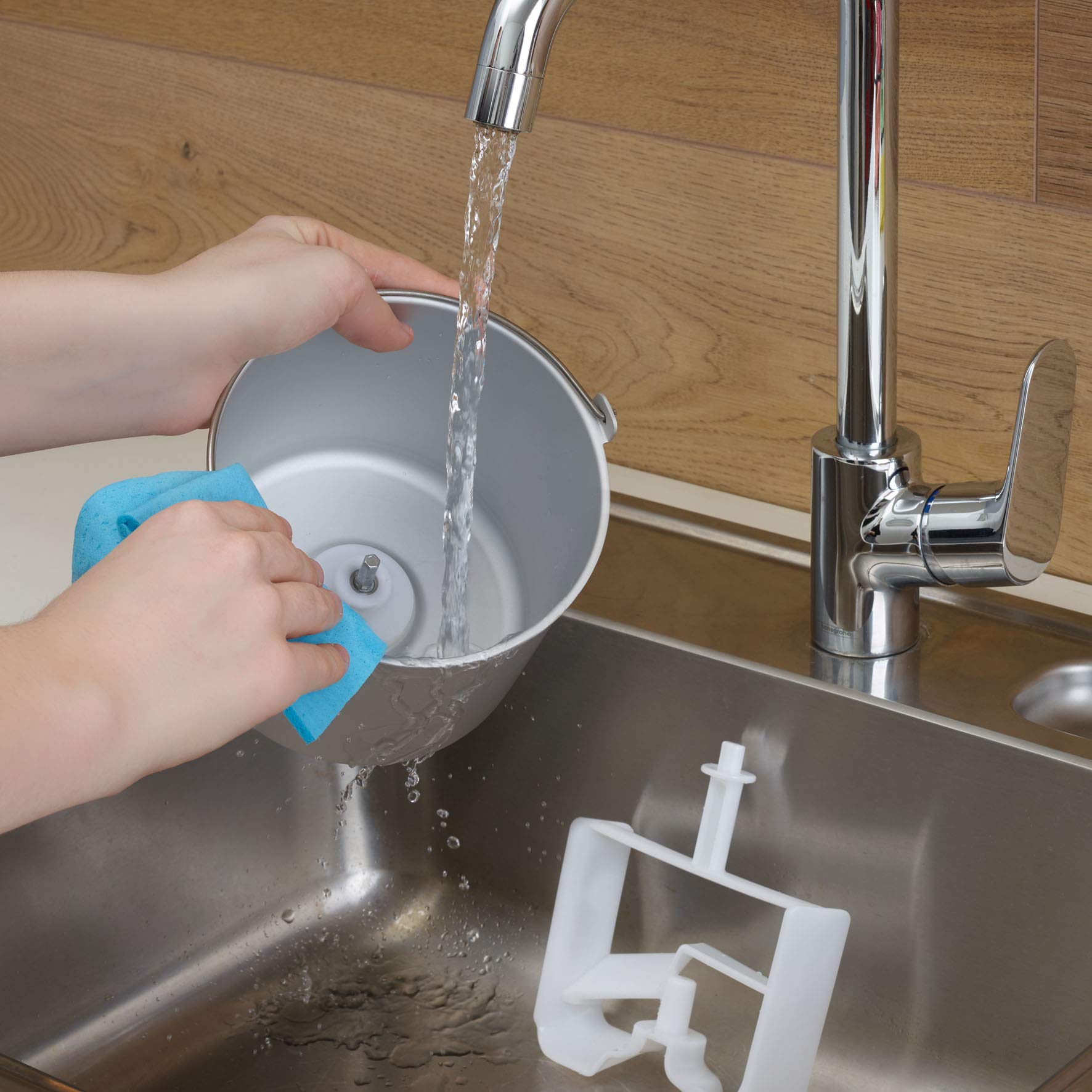 S EVE RIN EZ 7406 – 2-in-1 Eismaschine mit Joghurtfunktion, Kompressor, für Eis, Sorbet & Frozen Joghurt, 2 Behälter, Edelstahl gebürstet